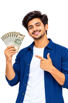 Professional reviewing personal finances